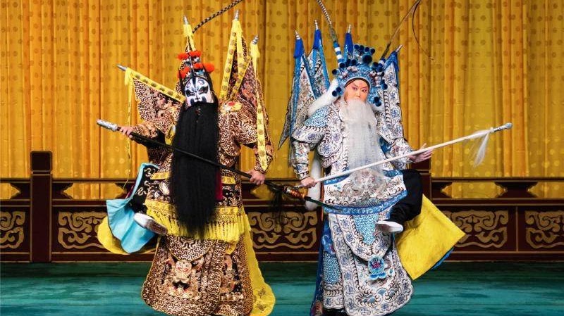 Peking Opera performers on stage