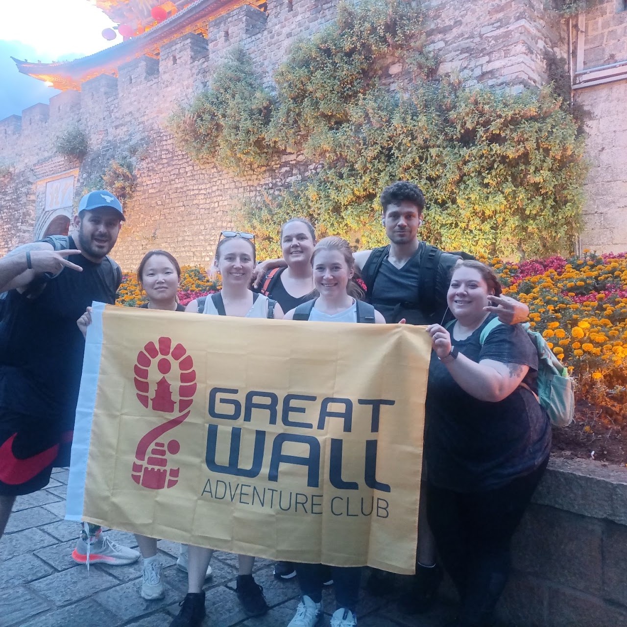 Great Wall Adventure Club guests and guide