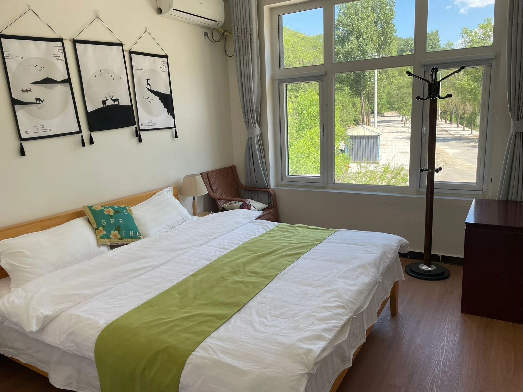 Guest room at the camping center